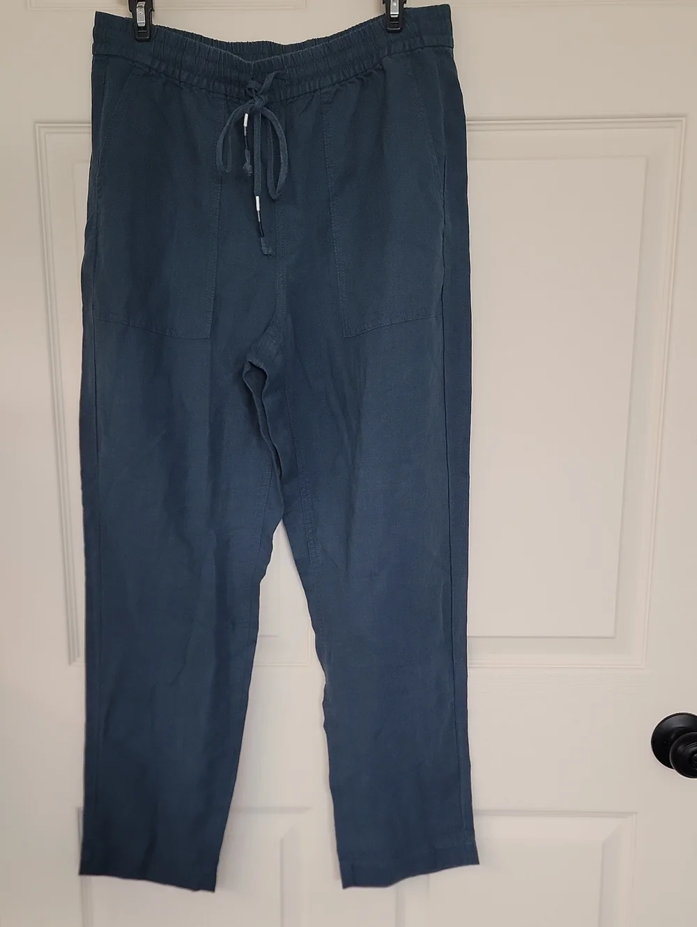 J. Crew Men's Drawstring Joggers in Slate Blue